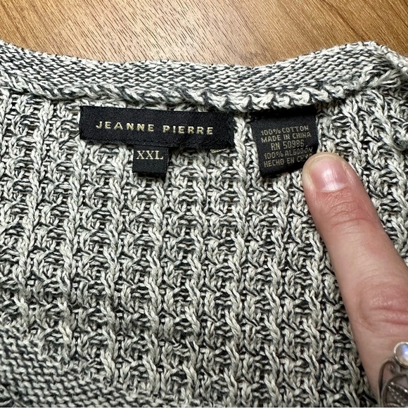 Jeanne Pierre 100% Cotton Sweater XXL - Picture 4 of 4